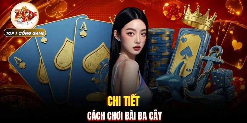 Chi tiết cách chơi bài Ba Cây