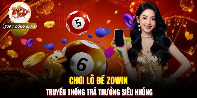 Chơi lô đề ZOWIN truyền thống trả thưởng siêu khủng