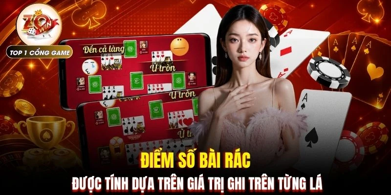 Phỏm ZOWIN | Tìm Hiểu Chi Tiết Từ Luật Đến 2 Quy Định 4 Điểm số bài rác được tính dựa trên giá trị ghi trên từng lá
