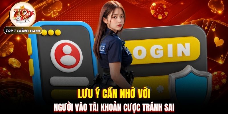 Đăng nhập Zowin 2 Lưu ý cần nhớ với người vào tài khoản cược tránh sai