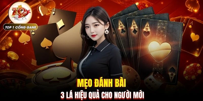 Mẹo đánh bài 3 lá hiệu quả cho người mới